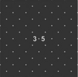 Трафарет для установки индикаторов через сверление  500x500x3 мм